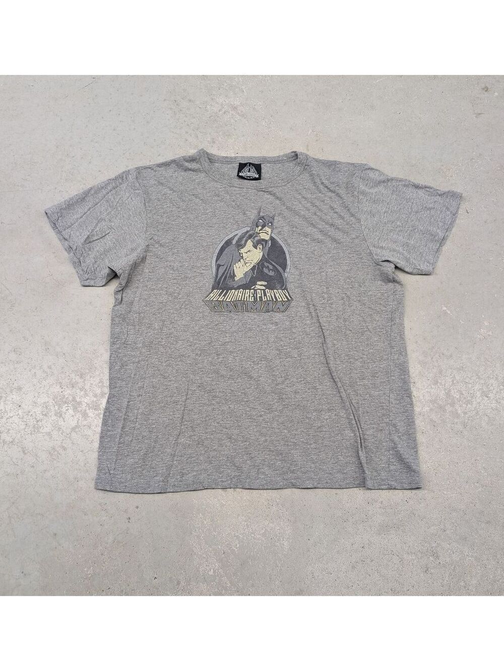 Y2K DC Comics Batman Billionaire Playboy Graphic T-shirt